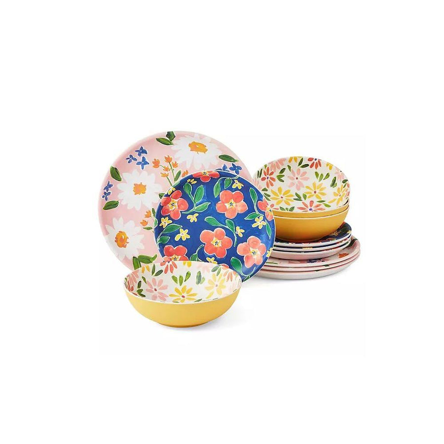Member's Mark 12 Piece BPA Free Melamine Dinnerware Set